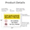 Signmission No Camera No Video No Cell Phone OSHA Security Notice Sign, Aluminum, 24in W x 18in L, 2PK OS-2PACK-SN-A-1824-L-11580 - alternate 7